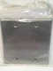 Mulberry 2 Gang Blank Wall Plate Cover Stainless Steel 97152 Made USA