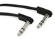 EBS PCF-DLS58 Flat Patch Cable - 58 Centimeter, Angle-Angle #94488, black 