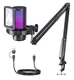 Maono DGM20 Series Gaming USB Microphone With Noise Cancelling Boom Arm Bundle