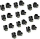 10x Gravity SA CC 35 B Cable Clips 35 mm for speaker stands & subwoofer poles