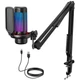 TONOR TC310+ USB Gaming Microphone Boom Arm RGB Mute Discord Twitch PC