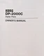 Korg DP-2000C Digital Piano Owner's Manual Book, Reproduction, DP 2000 C.