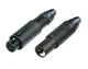 (2) Two Original NEUTRIK NC3FM-C-B Unisex 3 Pin XLR Cable Connector