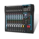 SIKUING 8 Channel Audio Mixer Sound Board 16 DSP Effect Audio...