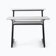 On-Stage WS7500W Workstation Studio Desk with Keyboard Tray White
