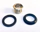 Friedman Input Output Jack Replacement Nut & Collar for Mic No Mo Cabinet Sim