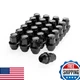 Richeer 24pc M14x1.5 Black Lug Nuts F150 Expedition Navigator 2015-2025 OEM Styl