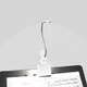 immiper Music Stand Light, Clip on LED Book Lights, USB and AA Battery White 