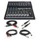Mackie Mix12FX 12-channel Compact Mixer with Effects bundled
