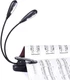 iGoober Rechargeable Music Stand Light, Clip on Reading Light, 8 LED Book Lam...