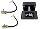 Jim Dunlop Cry Baby Mini Wah Pedal CBM95 Half Size Pedal ( 2 MXR PATCH CABLES )