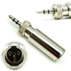 YPA MA407 Adapter Convert SHURE Headset&Lapel Mic To SENNHEISER TA4M TO 3.5mm