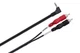 Hosa CMR-215 Stereo Breakout Cable - 3.5mm TRS Male to Left and Right RCA Male