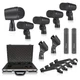 Phenyx Pro Drum Microphone Kit, 7-Piece Full Metal Wired Dynamic Mic Set for ...