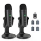 ZealSound Podcast Microphone, Equipment Bundle for Phantom Black 