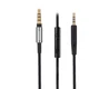 Nylon Audio Cable with Mic For Blue Mo-Fi Mix-Fi Sadie Ella headphones
