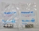 (2) Amphenol RF 031-218-RFX 24 26 BNC Plug to BNC Plug Adapter 50 Ohm Straight