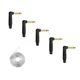 GiantBee 1/4" Audio Plugs 6.35mm TS Male, Heavy Duty Connector for DJ Mixer, ...
