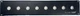 LASE 2U:CLM8 for 8 MINI CAM LOCK FEMALE HEAVY DUTY 12 GA RACK PANEL 19" x 3.5"
