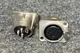 NEUTRIK NC3FD-L-1 3-PIN XLR Female D Type Panel Mount - Nickel Plated