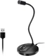 JOUNIVO USB Microphone, 360 Degree Adjustable Gooseneck Design, Mute Button & LE