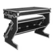 Sound Town DJ Z-Table Workstation Folding Mobile Wheels Flight Case (STDJT-Z46W)