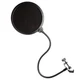 Movo PF-6 Dual Layer Nylon Mesh Microphone Pop filter, Gooseneck Arm and