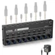LZSIG Audio Mixer, Stereo Line Mixer for Sub-Mixing, Ultra Low-Noise, 8-Chann...