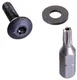 4 HTX SECURity RACK SCREWS + 1 TBIT Star Post driver BIT 10-32" MIDDLE ATLANTIC