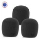 Filter Windscreen Pop for Shure SM58 SM48 3 pack Black Mic LEFXMOPHY Foam Vocal