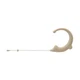 Mogan EAO-BG-AT Standard Omni Earset Microphone with 4-Pin Locking Hirose