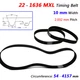 Rubber MXL-Timing Belts Width 10mm Pitch 2.032mm Closed Loop for CNC, 3D Printer