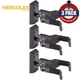 3-PACK Hercules GSP38WBK PLUS Auto Grip System Wall Mount Guitar Hanger Black