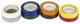 Peavey Color Code Microphone ID Tape 20 feet x 0.5 inches, Multicolor 