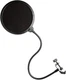 Movo PF-6 Dual Layer Microphone Mesh Pop Filter with Gooseneck Arm and Clamp