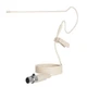 J K Pro Headset Headworn Single Earhook Microphone 2 cm x 8 x 12 cm, Beige 