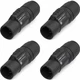 4 Pack NEUTRIK NAC3M-TRUE1-S 20A True1 Power IN Locking Cable Mount