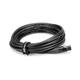 Hosa WTI-508 Cable Ties, Black Hook and Loop, 50-Pack (0.5 in x 8 in)