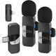 BOYA BY-V10 V20 Wireless Lavalier Lapel Microphone For iPhone Android Smartphone