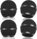 Facmogu 4PCS Black Microphone Ball Head Mesh Grill, SM58 Fit for SM58, 