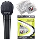200 PCS (100 Pack) Microphone Hygiene Covers Disposable Non-Woven Handheld Mi...
