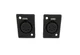 Neutrik NC5FP-B XLR Female Black Panel Mt Connector, Set of 2 - NOS, Free Ship