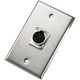 Neutrik 103F Loudspeaker Connector Wallplate Single NC3FD-L-1