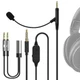 Geekria Boom Mic Headphones Cable for Sennheiser HD599 598 560S 400PRO (6ft)