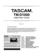 User Manual for Tascam TM-D1000