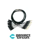 Mogami Gold 8 TRSXLRM-15 15FT 1/4" TRS to XLRM SNAKE - NEW - PERFECT CIRCUIT