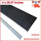 4 x 39.37 Inch Net Hair 3 Inches Wide Door Brush Sweeps Seal Garage Roll Up Door
