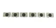 ITT Cannon XLR-3-32 Male Panel Mt Connector, Set of 6 - New, Free Shipping