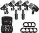Cad Audio Stage7 Premium 7-Piece Drum Instrument Mic Pack with Vinyl Carrying Ca