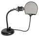 Rockville Gaming Streaming Twitch Mic Stand+Gooseneck Base+Shockmount+Pop filter